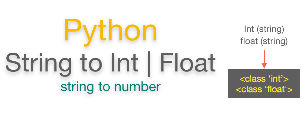 Convert String To Int Or Float Python String To Number EyeHunts