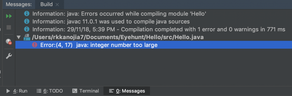 Java int, What if integer beyond its max value error