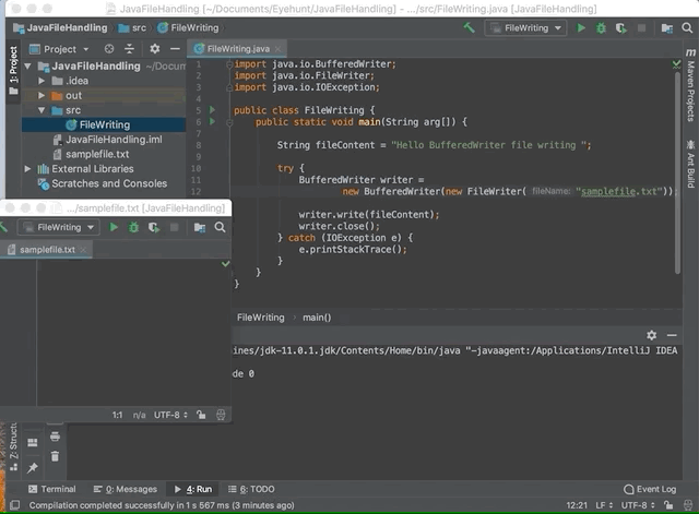 Java Write to File Text Strings