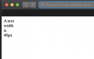 HTML paragraph width