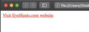 Change HTML a tag color output