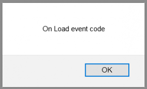 Examples of JS onload Event