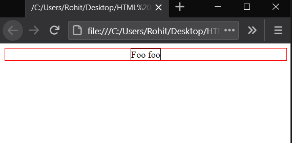 horizontally center div html