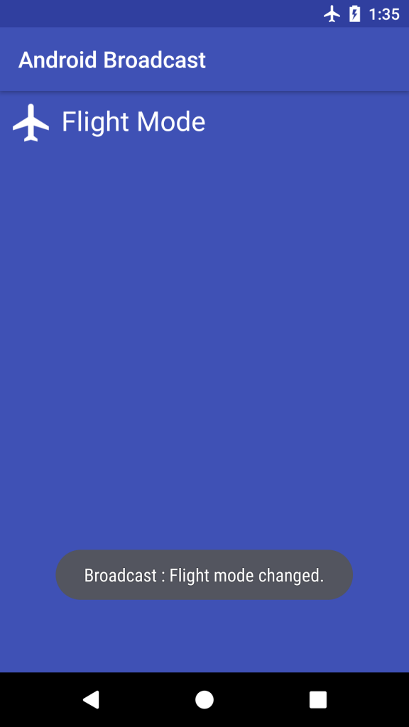 Android Broadcast receiver