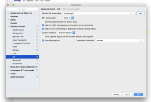 how to use git in android studio mac