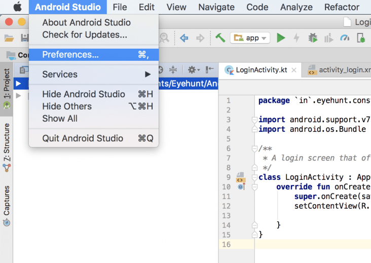 how to use git in android studio mac