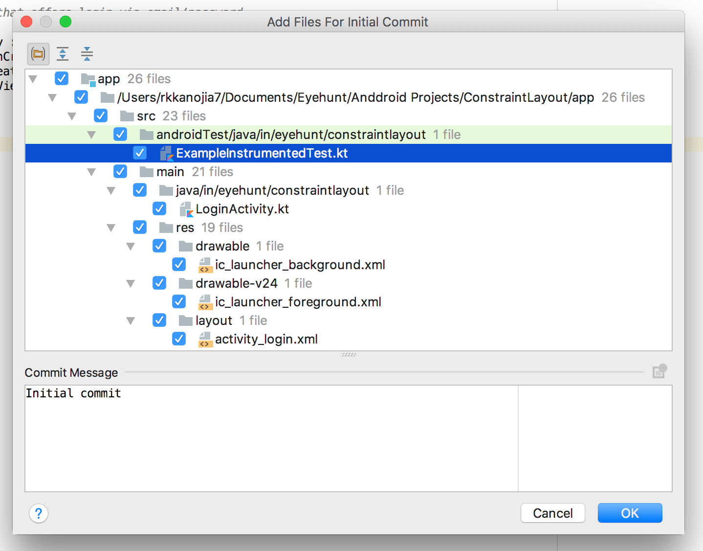 github android studio example