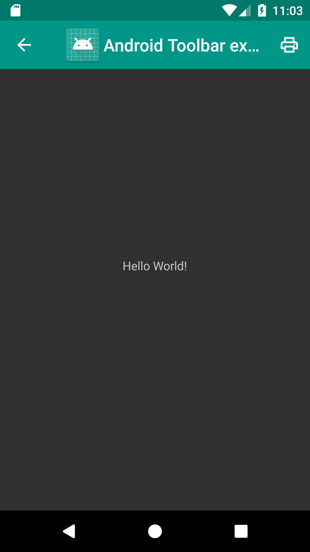 Android Toolbar Example Android App Bar In Kotlin Eyehunts