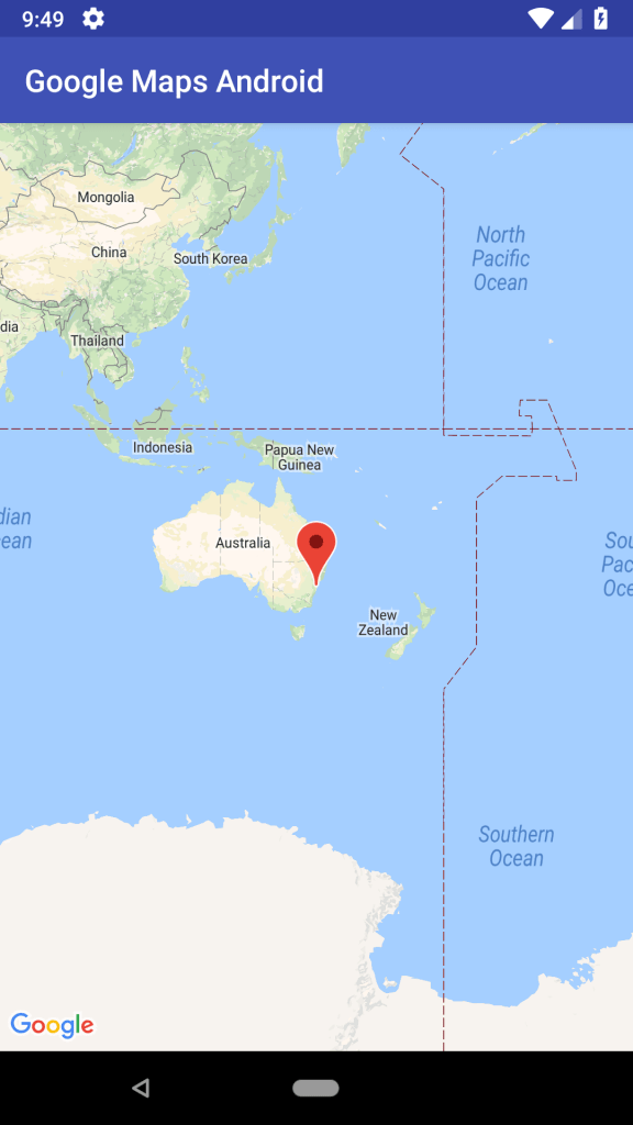Google Maps API android exmaple tutorial