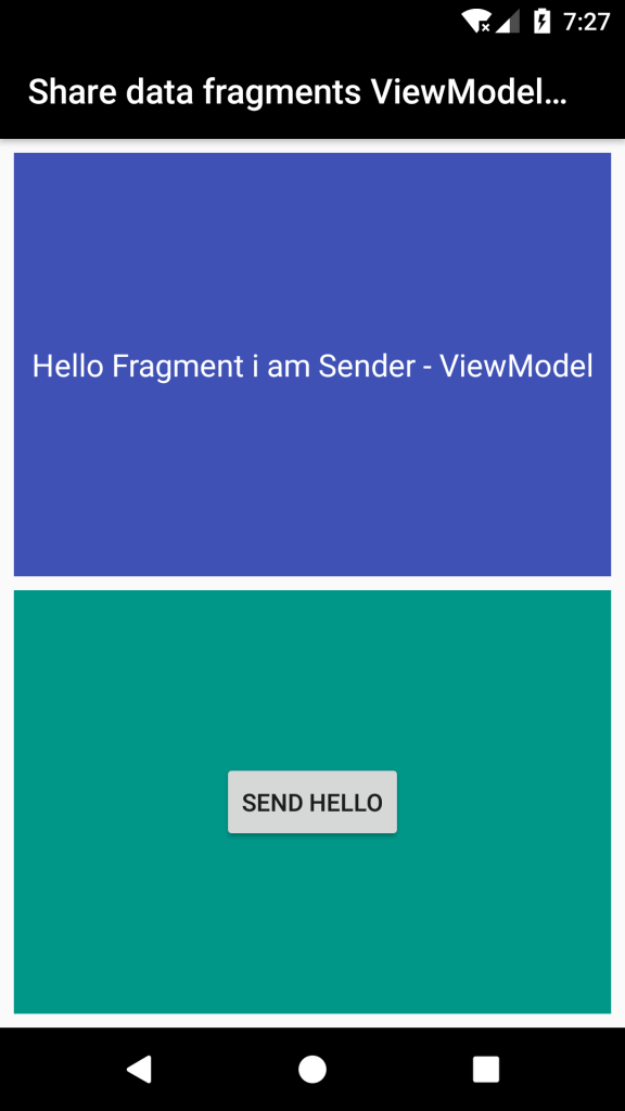 How to share data between fragments used ViewModel example
