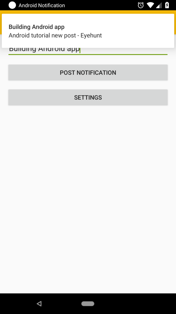 Android Notification New features in Android 8.0+ oreo p output