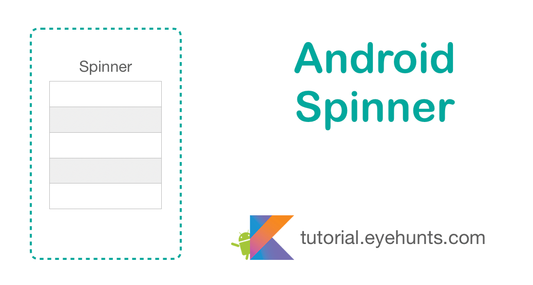 android studio spinner items xml