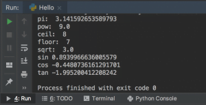 Python math module | Python import math | Function | Operator - EyeHunts