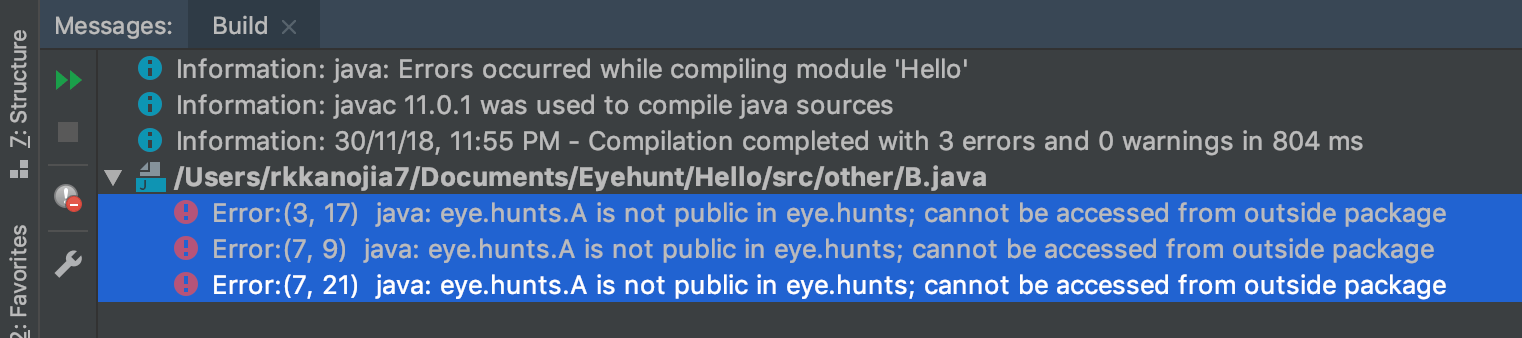 Java Access Modifiers Default Public Protected Private Eyehunts Java Access Modifiers Default Public Protected Private Eyehunts