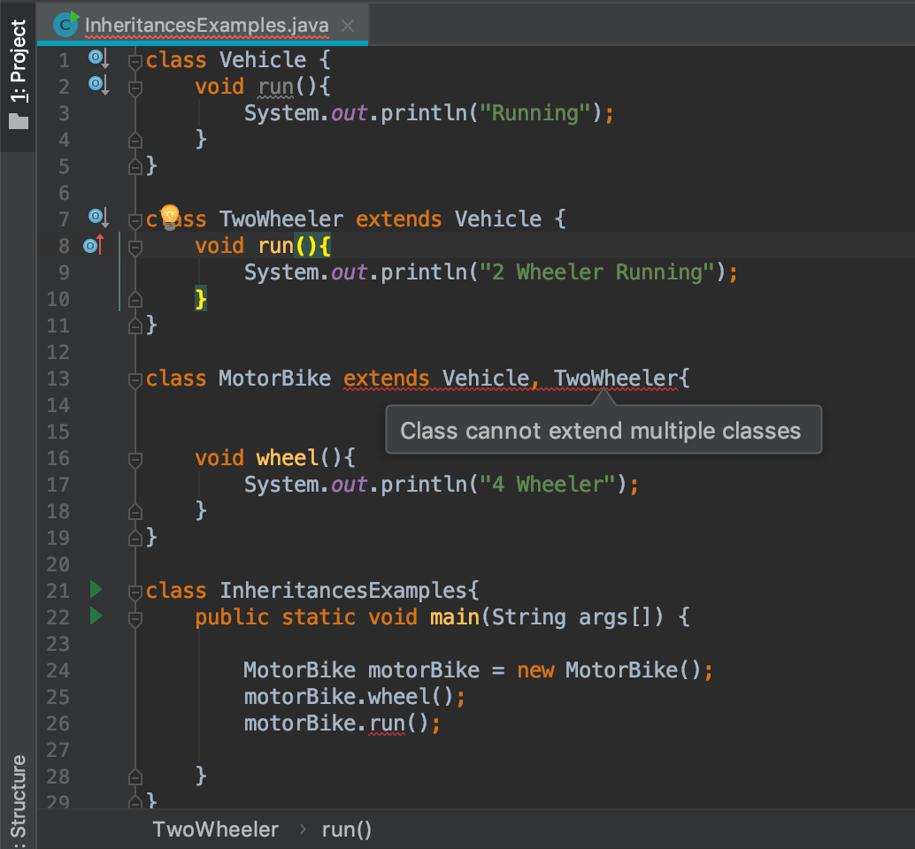 Java Inheritance Types Extends Class With Examples Eyehunts
