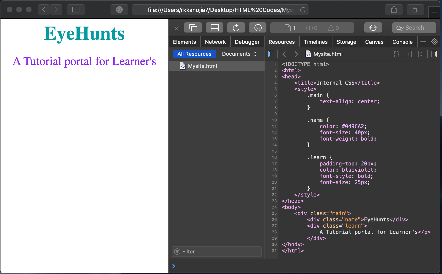 What is CSS  Types  Syntax  CSS with HTML with Example  EyeHunts