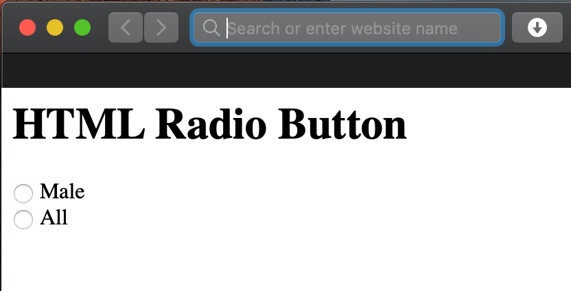 HTML Radio Button Label | Input, Group, Checked & Example - EyeHunts