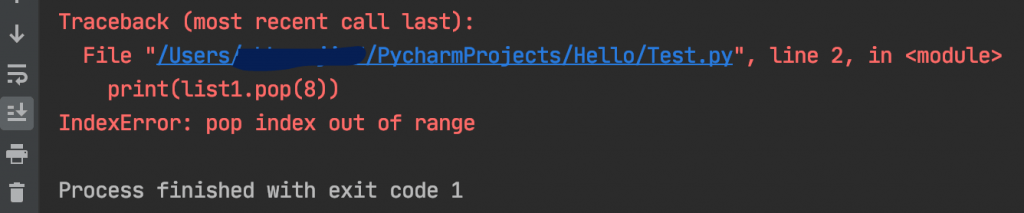 Python list pop function remove element from the list eyehunts
