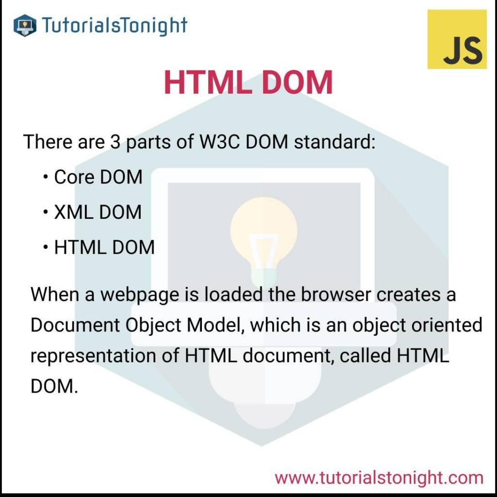 javascript html dom tutorial