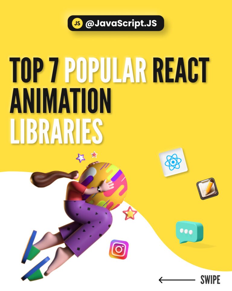 TOP 7 POPULAR REACT ANIMATION LIBRARIES