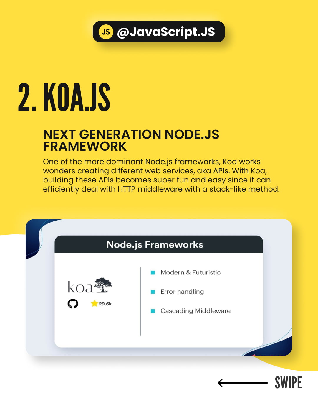 10 Best Node Js Frameworks To Try In 2021 - Vrogue
