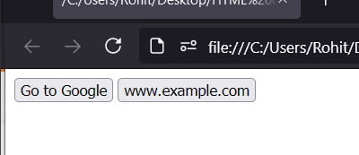 html a href button style