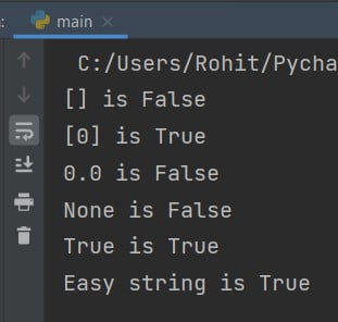 Python Print Boolean | Example Code - EyeHunts