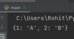 Python copy dictionary