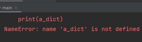 del dictionary Python