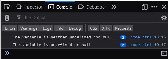 JavaScript Null Vs Undefined Basics