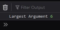 JavaScript function arguments | Example code