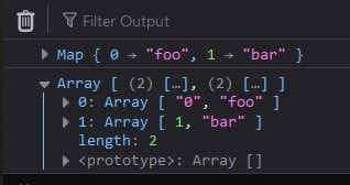 JavaScript Map Entries To Array Example Code   JavaScript Map Entries To Array 