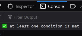 JavaScript if and or | Condition