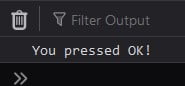 JavaScript prompt Yes No