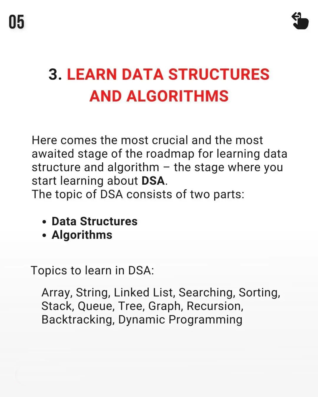 Roadmap To Learn DSA (Data Structure And Algorithms)