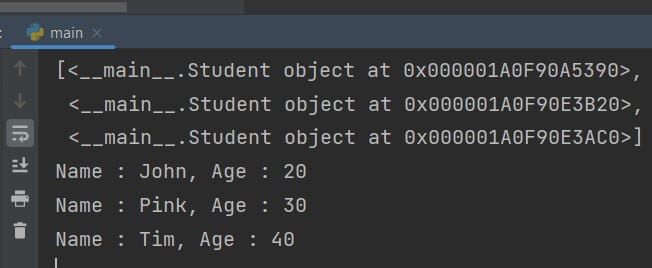 Python Create List Of Objects