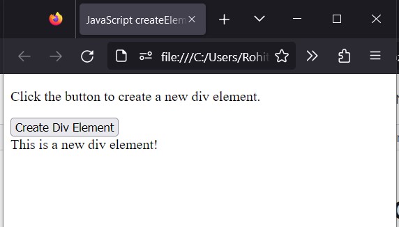 javascript-create-element-with-class