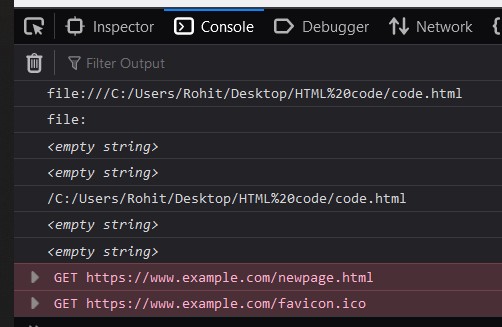 JavaScript Window Location | Object