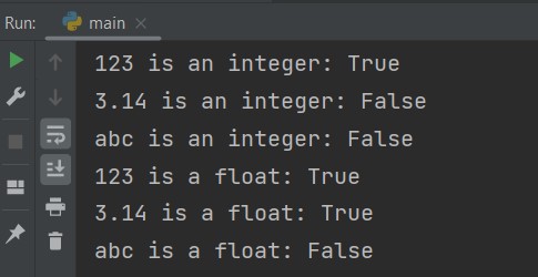 Python check if string is integer or float
